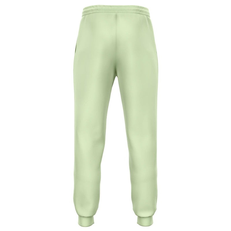 Pale Pastel Warm Green Joggers C15M0Y30K0 - Ghost Back