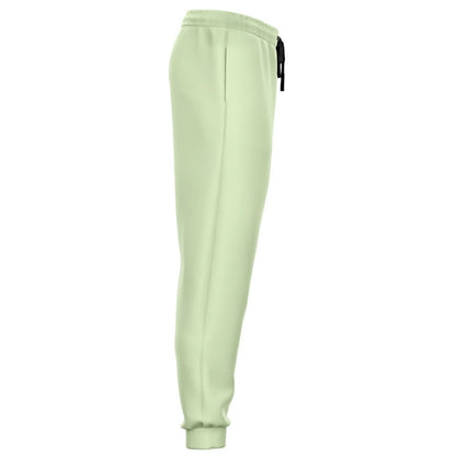 Pale Pastel Warm Green Joggers C15M0Y30K0 - Ghost Side Right