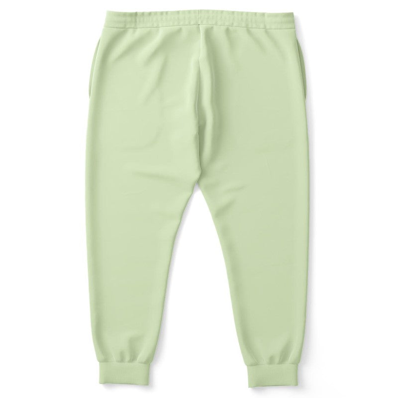 Pale Pastel Warm Green Joggers PLUS C15M0Y30K0 - Back