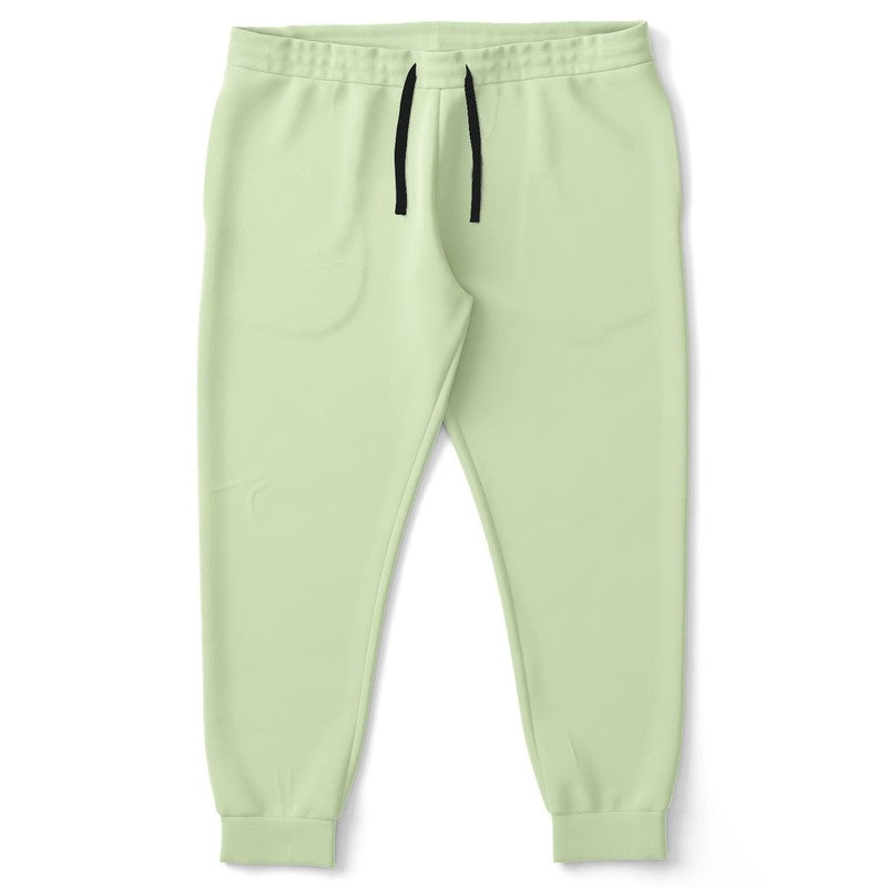 Pale Pastel Warm Green Joggers PLUS C15M0Y30K0 - Front