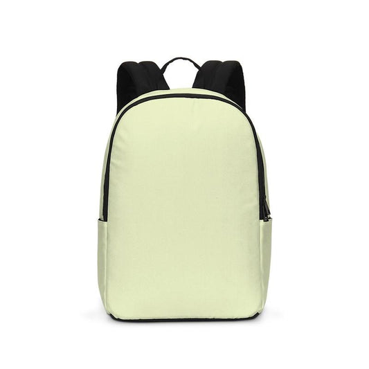 Pale Pastel Yellow Warm Green Waterproof Backpack C8M0Y30K0 - Backpack