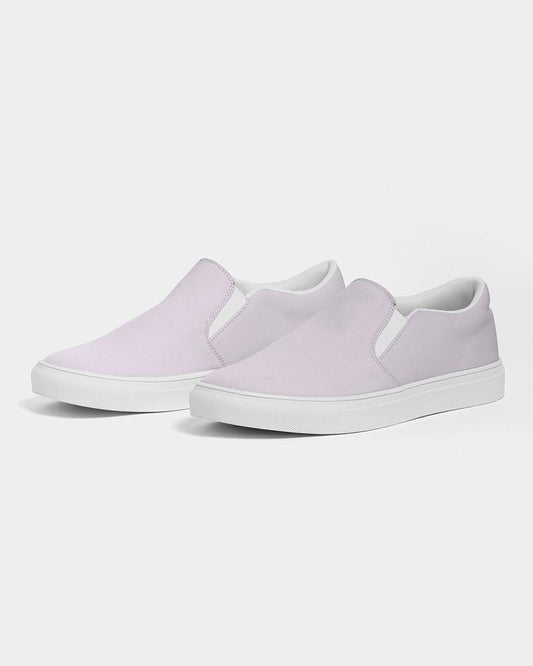 Pale Purple Men's Slip-On Canvas Sneakers C5M10Y0K0 - Side 3