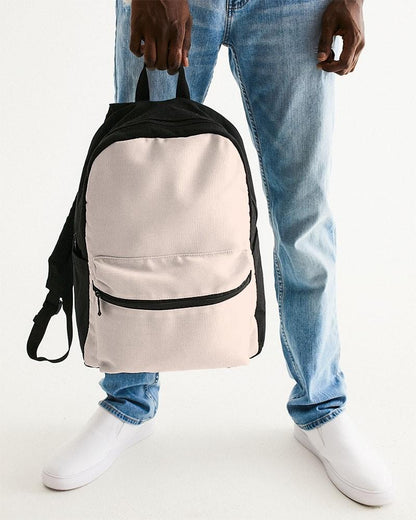Pale Red Canvas Backpack C0M10Y10K0 - Man Holding
