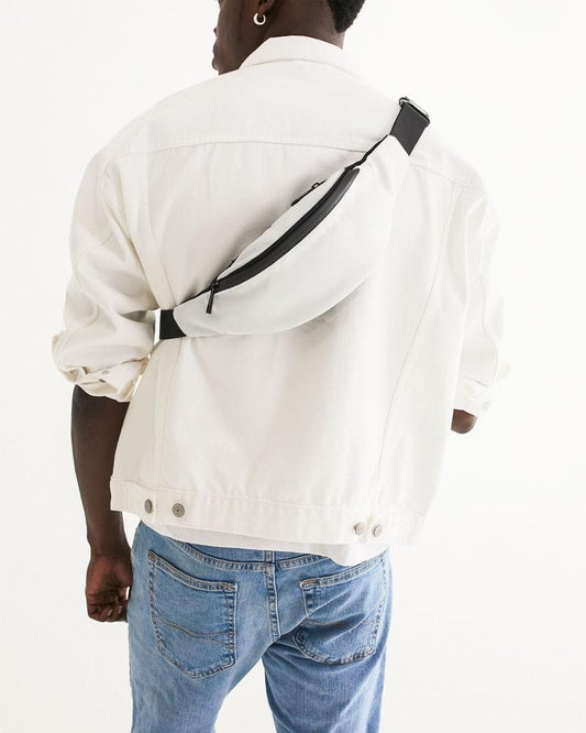 Pale White Belt Bag C0M0Y0K0 - Man Back