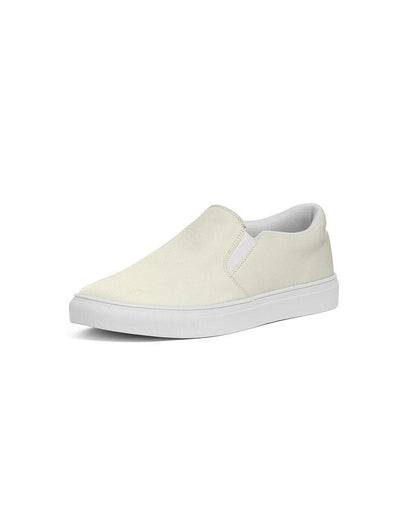 Pale Yellow Men's Slip-On Canvas Sneakers C0M0Y10K0 - Side 2