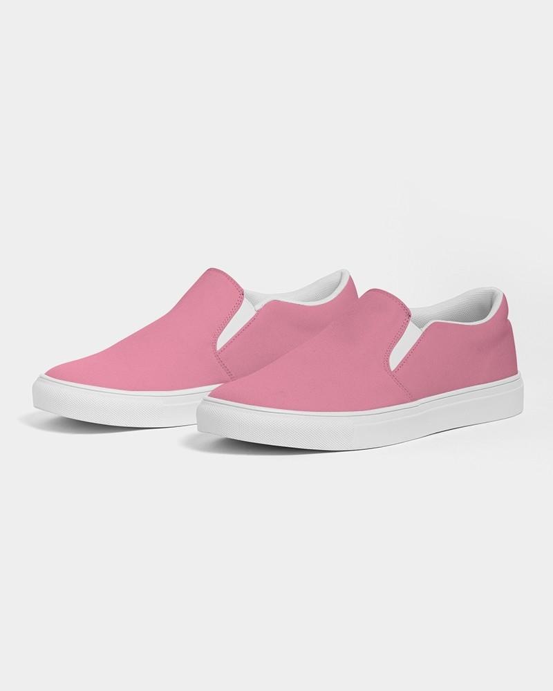 Pastel Cool Pink Women's Slip-On Canvas Sneakers C0M60Y15K0 - Side 3
