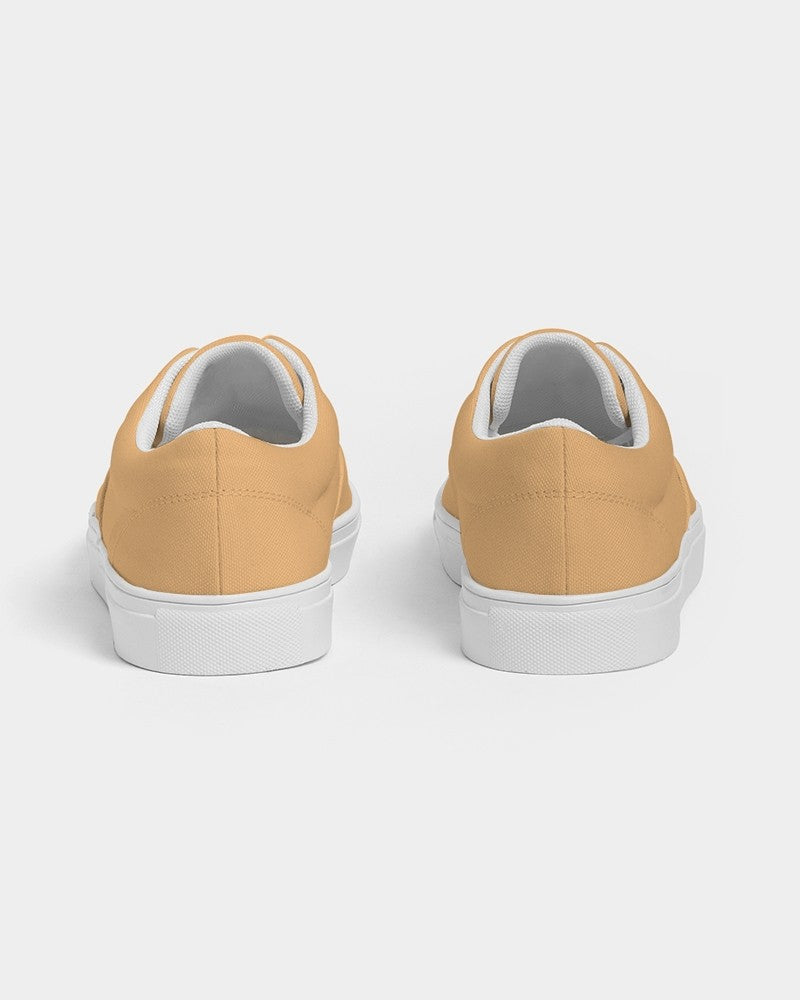 Pastel Orange Canvas Sneakers C0M30Y60K0 - Back