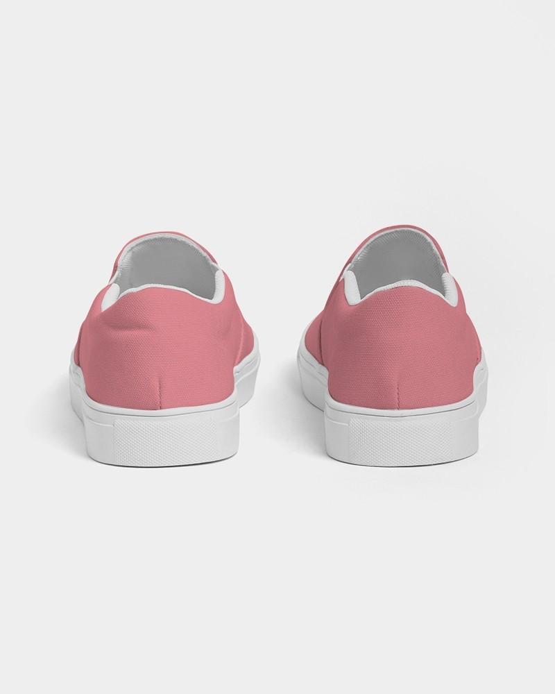 Pastel Pink Men's Slip-On Canvas Sneakers C0M60Y30K0 - Back