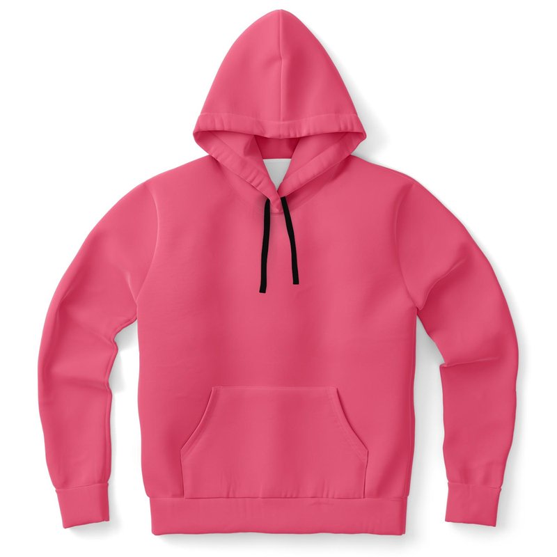 Plain Pink Hoodie Qolord