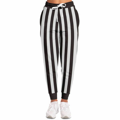 Brown Striped Classy Unisex Joggers with PLUS sizes