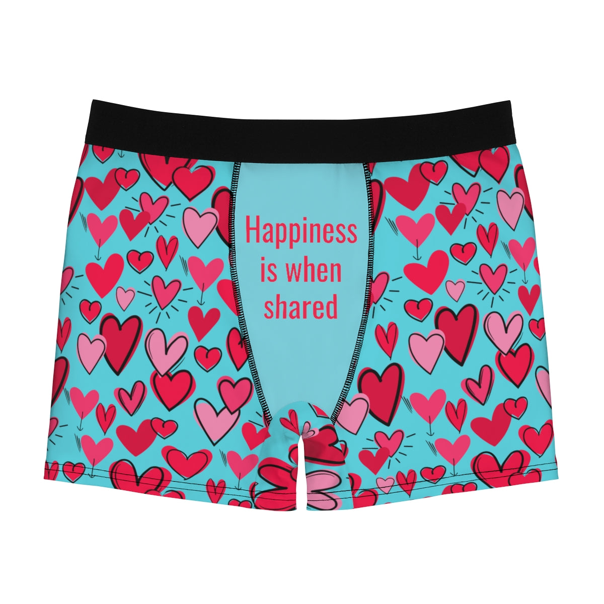 Happiness Is When Shared Heart Boxers